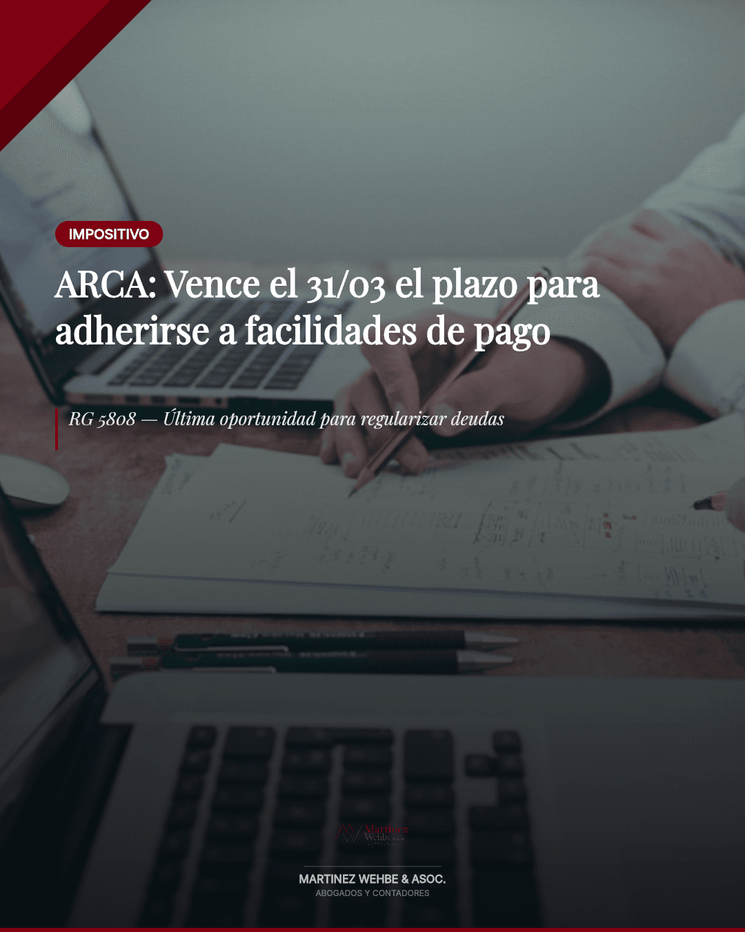 ARCA facilidades de pago RG 5808 vencimiento